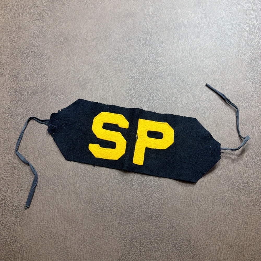 Vintage Wool US Navy Shore Patrol Arm Band WW2 USN WWII Collectors Felt